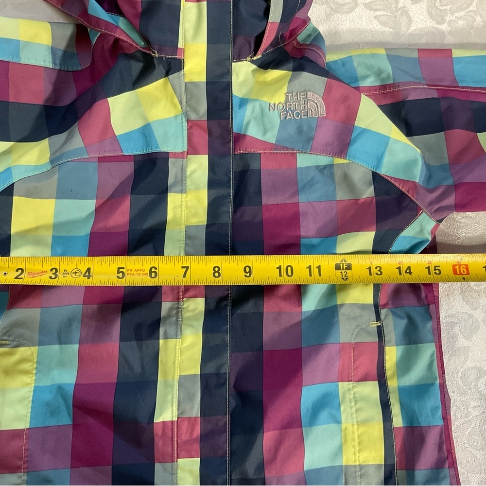 The North Face Girls Size 7/8 Hyvent Resolve Mesh Line Windbreaker Rainbow Color - Picture 6 of 9